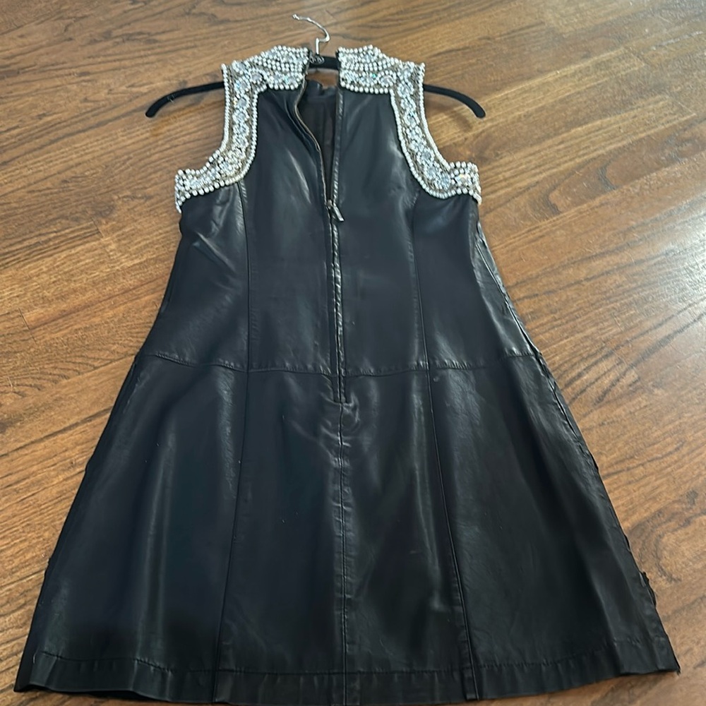 Free People Vegan Leather Dress